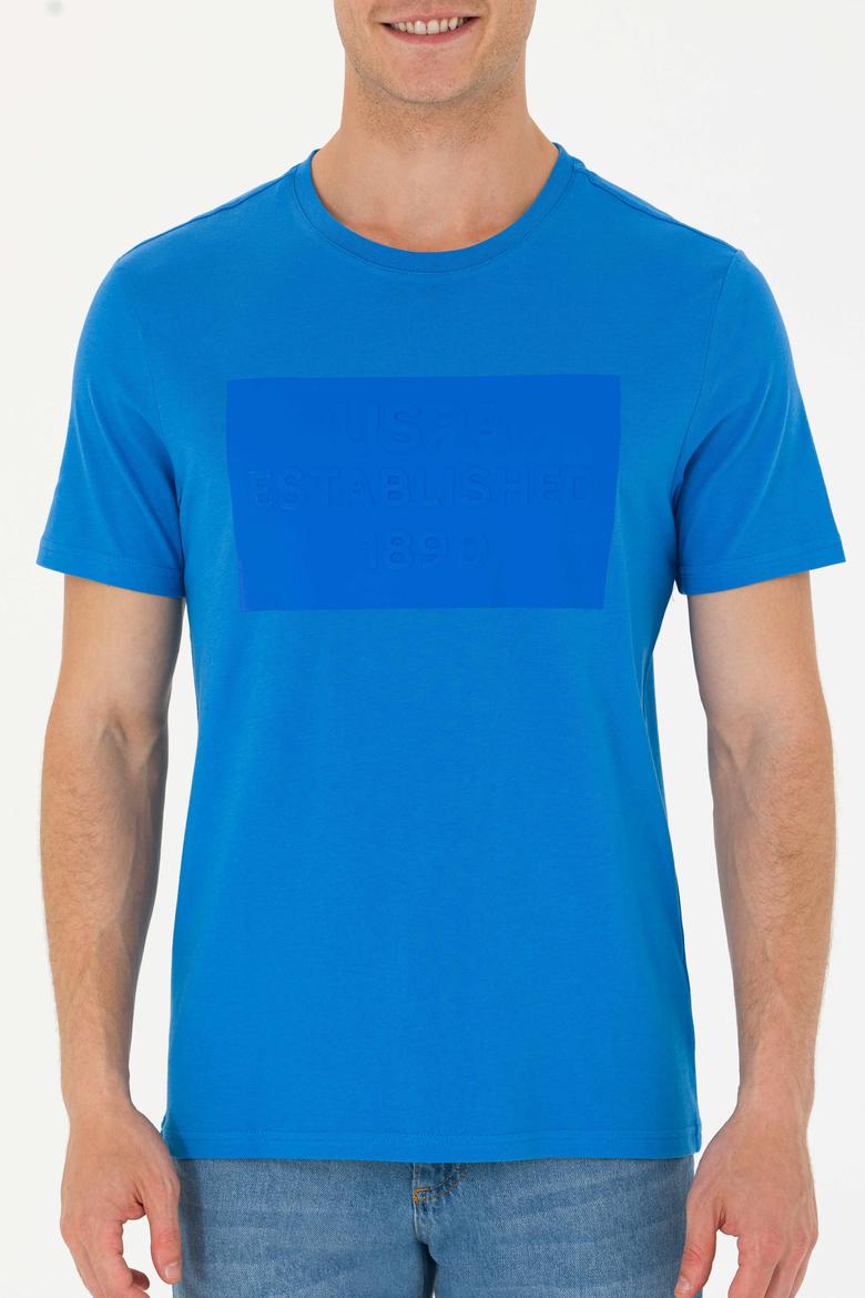 Erkek Saks Bisiklet Yaka Tişört - 50263564033