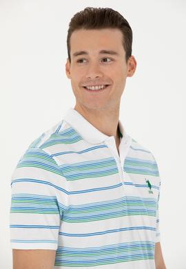 Erkek Beyaz Polo Yaka Tişört - 50263230023