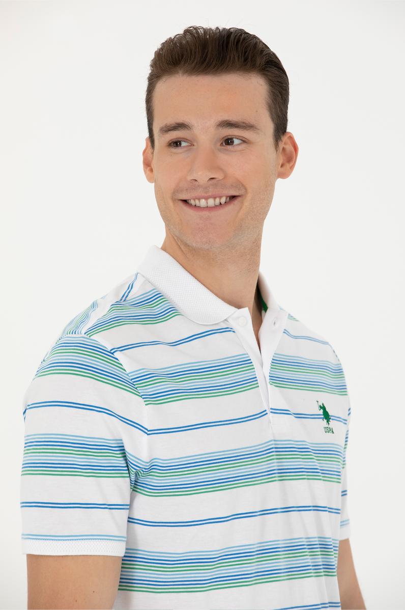 Erkek Beyaz Polo Yaka Tişört