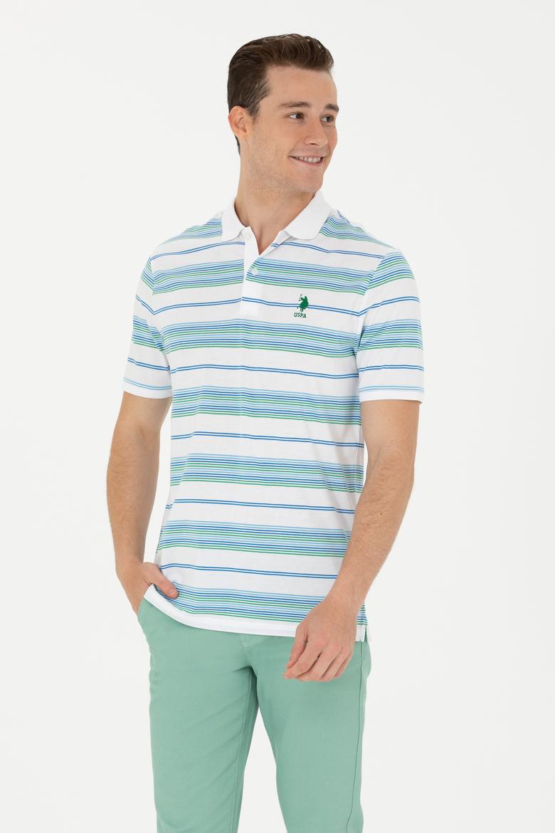 Erkek Beyaz Polo Yaka Tişört