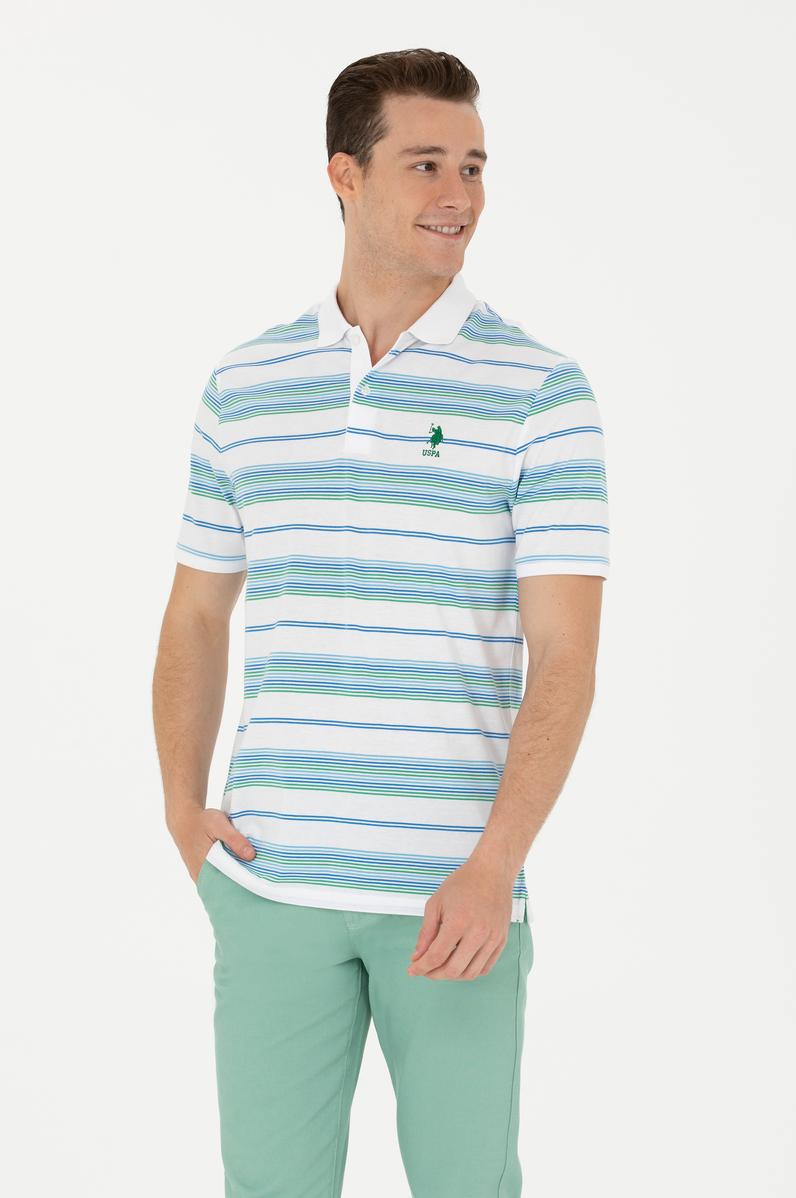 Erkek Beyaz Polo Yaka Tişört