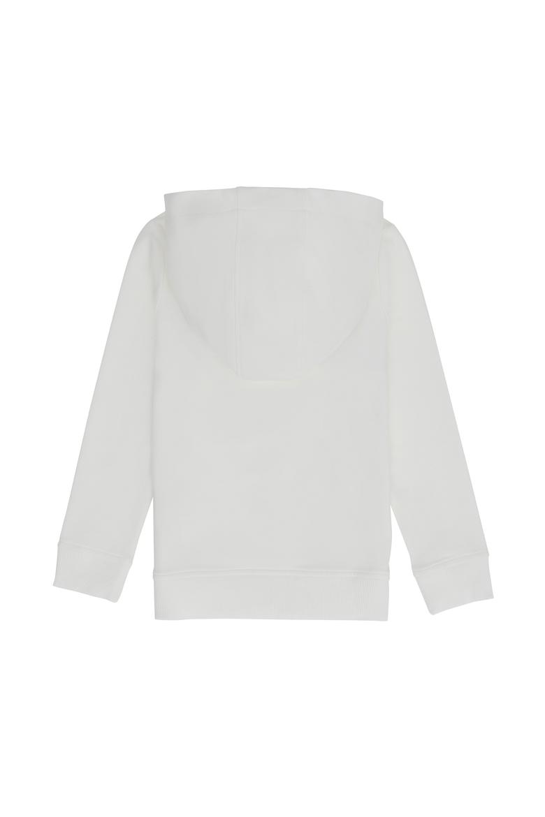 Çocuk Ekru Kapüşonlu Sweatshirt - 50276898003