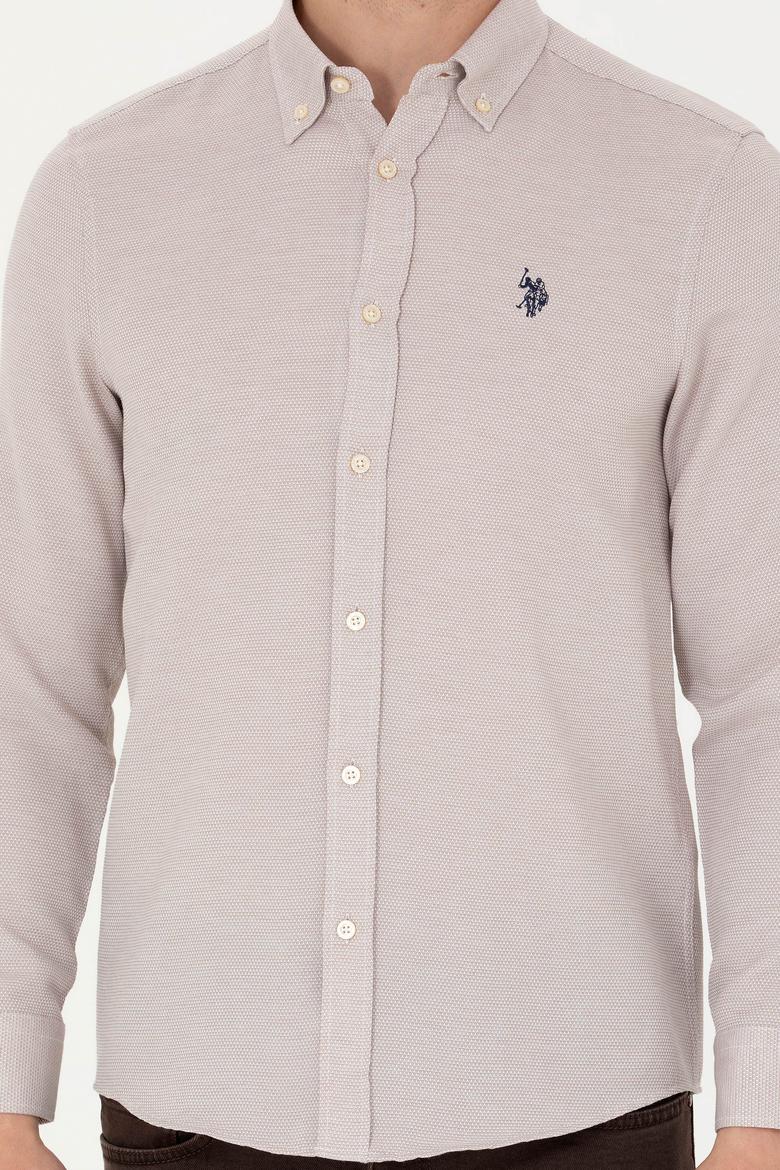 Erkek Kum Uzun Kollu Gömlek - 50279420001