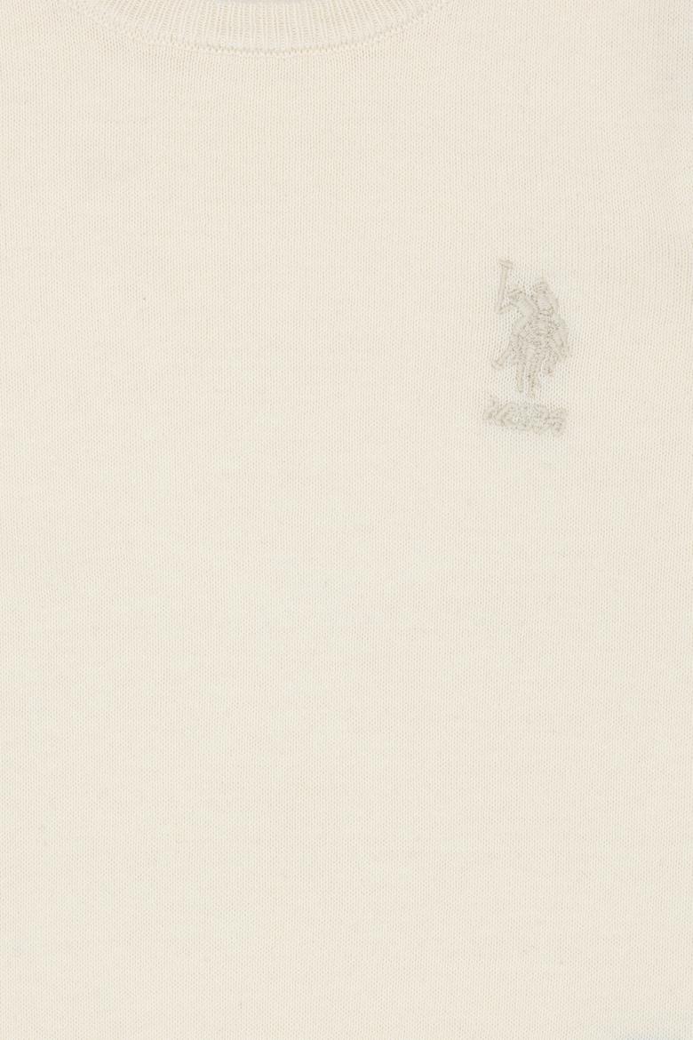 Kız Çocuk Krem Basic Kazak - 50269399026