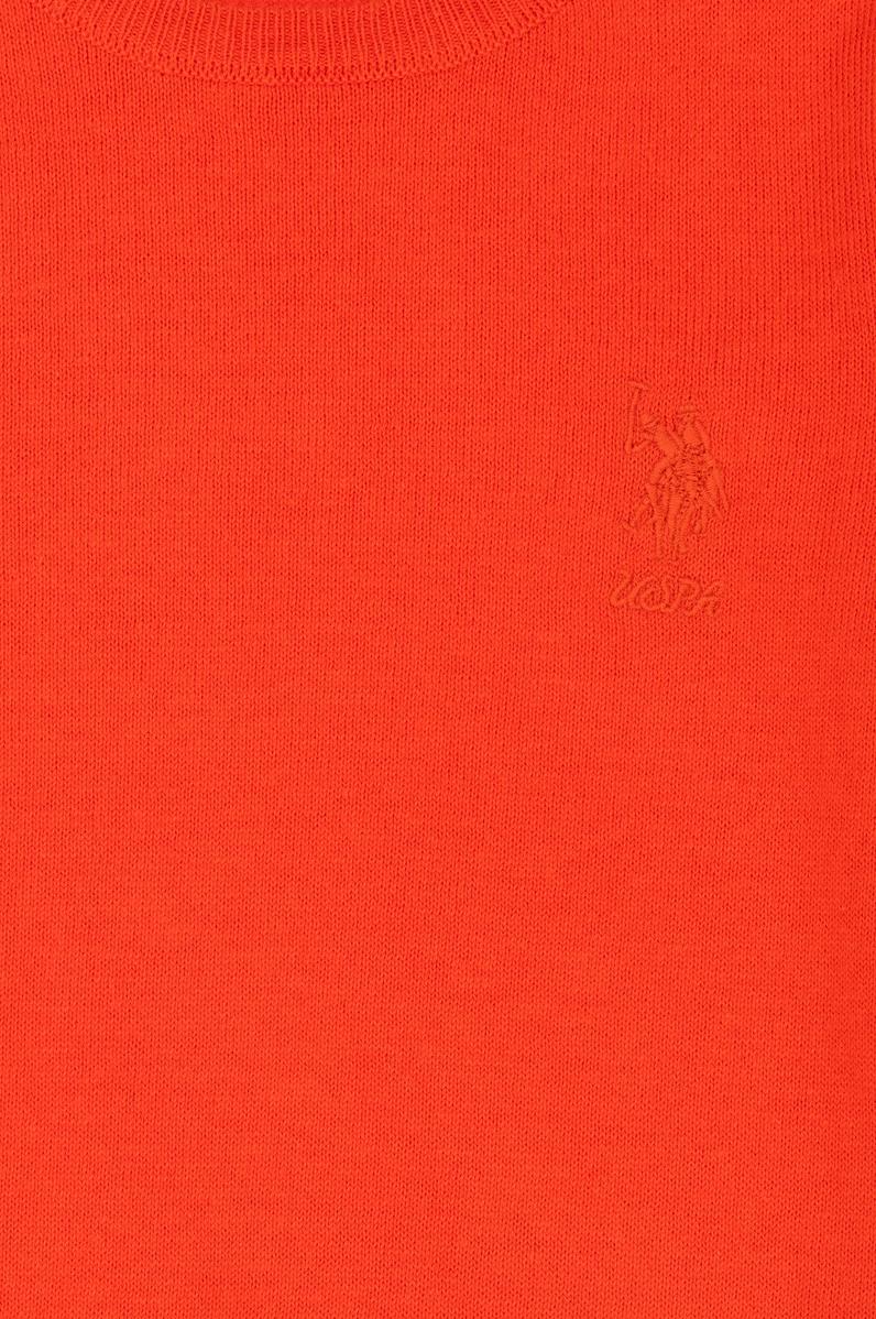 Kız Çocuk Turuncu Basic Kazak