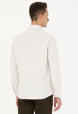 Erkek Taş Uzun Kollu Basic Gömlek - 50271293033