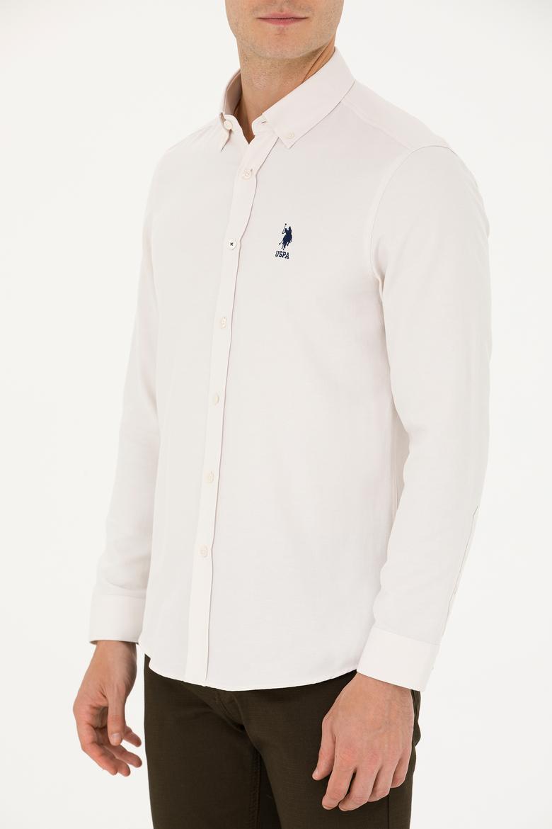 Erkek Taş Uzun Kollu Basic Gömlek - 50271293033