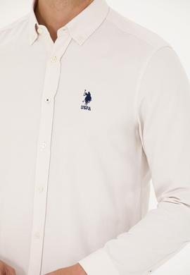 Erkek Taş Uzun Kollu Basic Gömlek - 50271293033