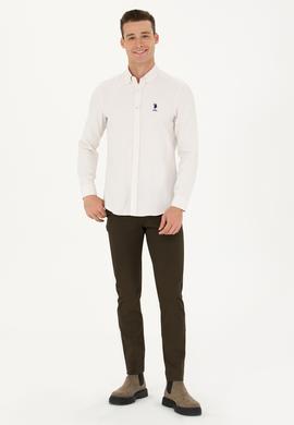 Erkek Taş Uzun Kollu Basic Gömlek - 50271293033