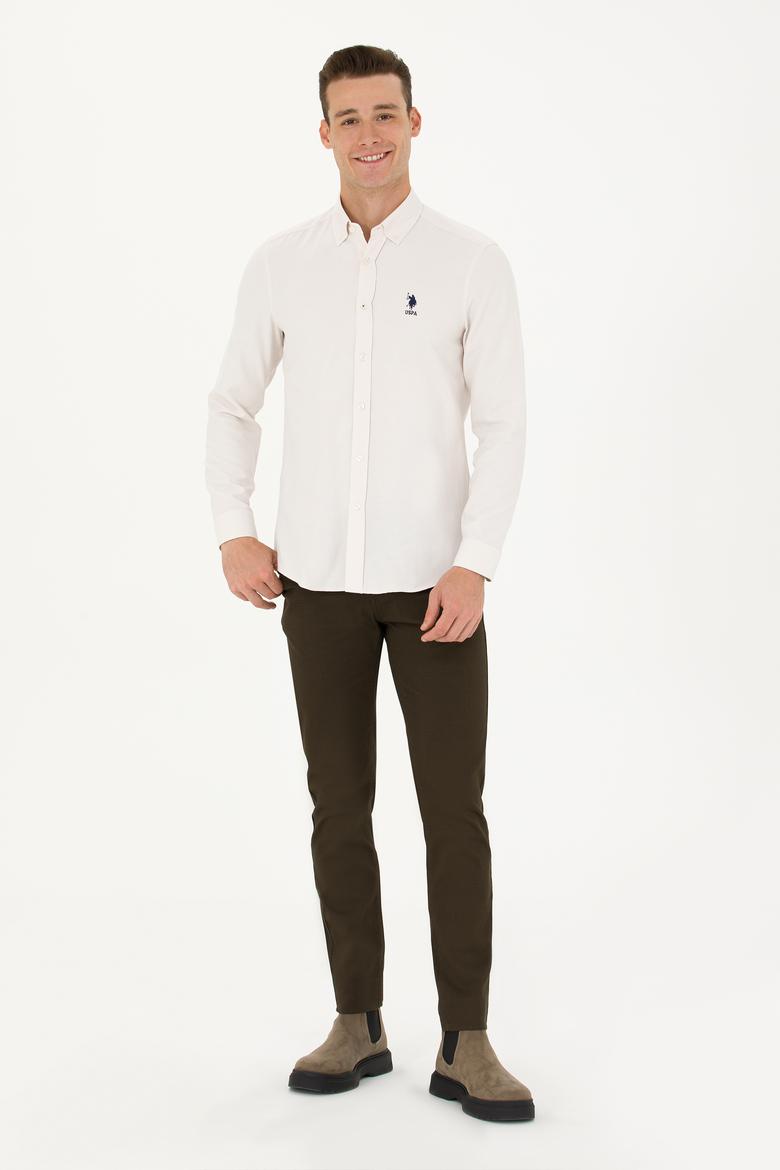 Erkek Taş Uzun Kollu Basic Gömlek - 50271293033