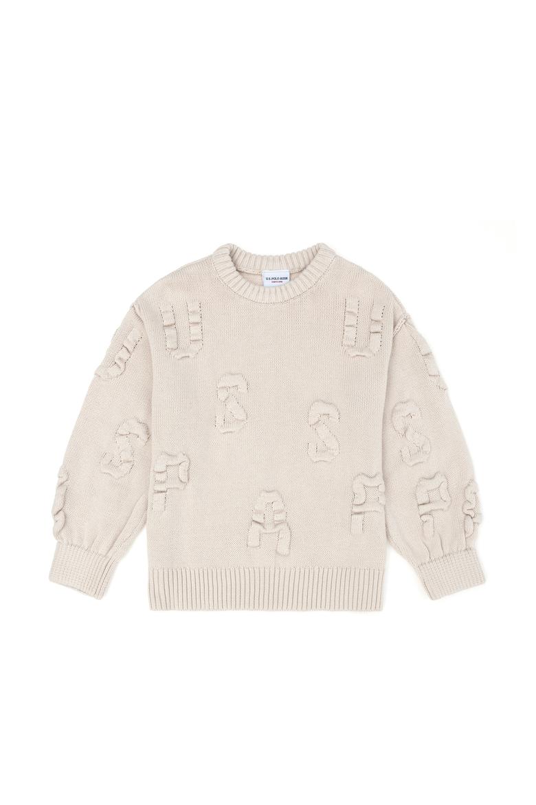 Kız Çocuk Krem Kazak - 50271870016