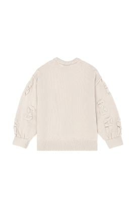 Kız Çocuk Krem Kazak - 50271870016