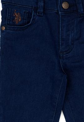 Kız Çocuk Lacivert Jean Pantolon - 50272329014