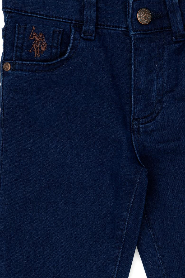 Kız Çocuk Lacivert Jean Pantolon - 50272329014