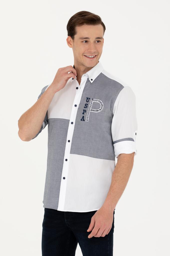 Erkek Lacivert Uzun Kollu Gömlek