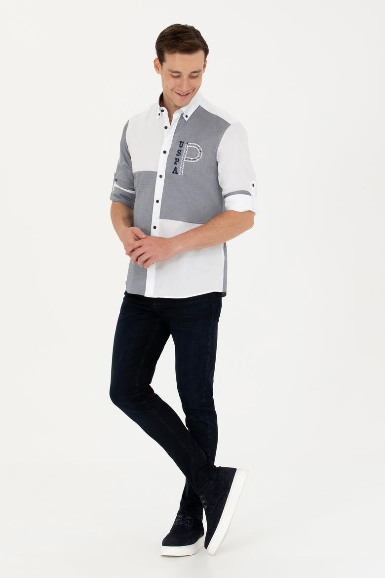 Erkek Lacivert Uzun Kollu Gömlek - 50272364006