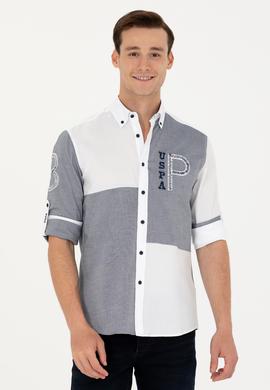 Erkek Lacivert Uzun Kollu Gömlek - 50272364006