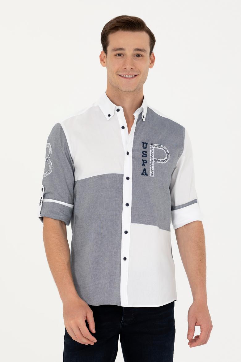 Erkek Lacivert Uzun Kollu Gömlek - 50272364006