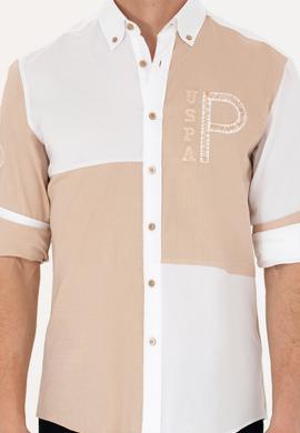 Erkek Kum Uzun Kollu Gömlek - 50272364024