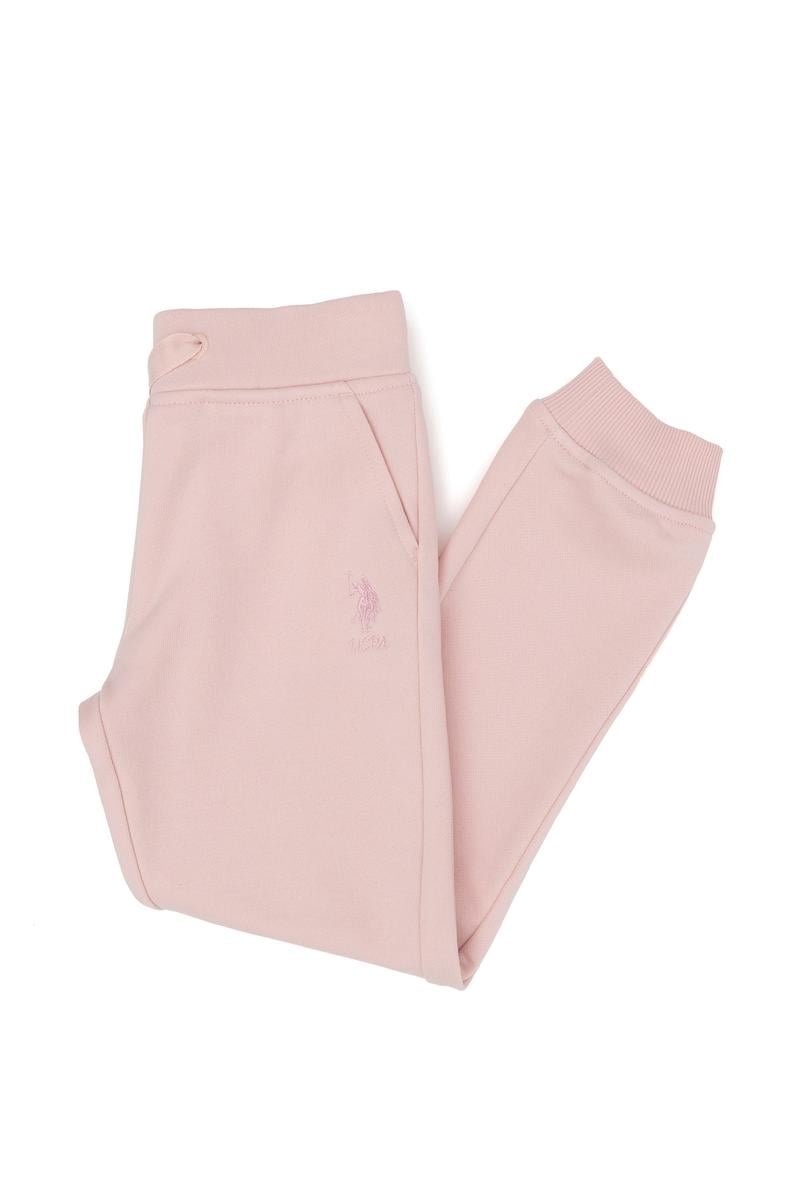 Kız Çocuk Toz Pembe Eşofman Altı