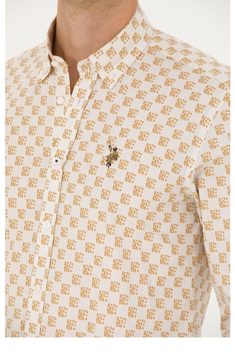 Erkek Taş Uzun Kollu Gömlek