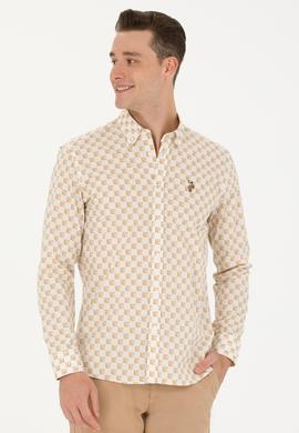 Erkek Taş Uzun Kollu Gömlek - 50272589005