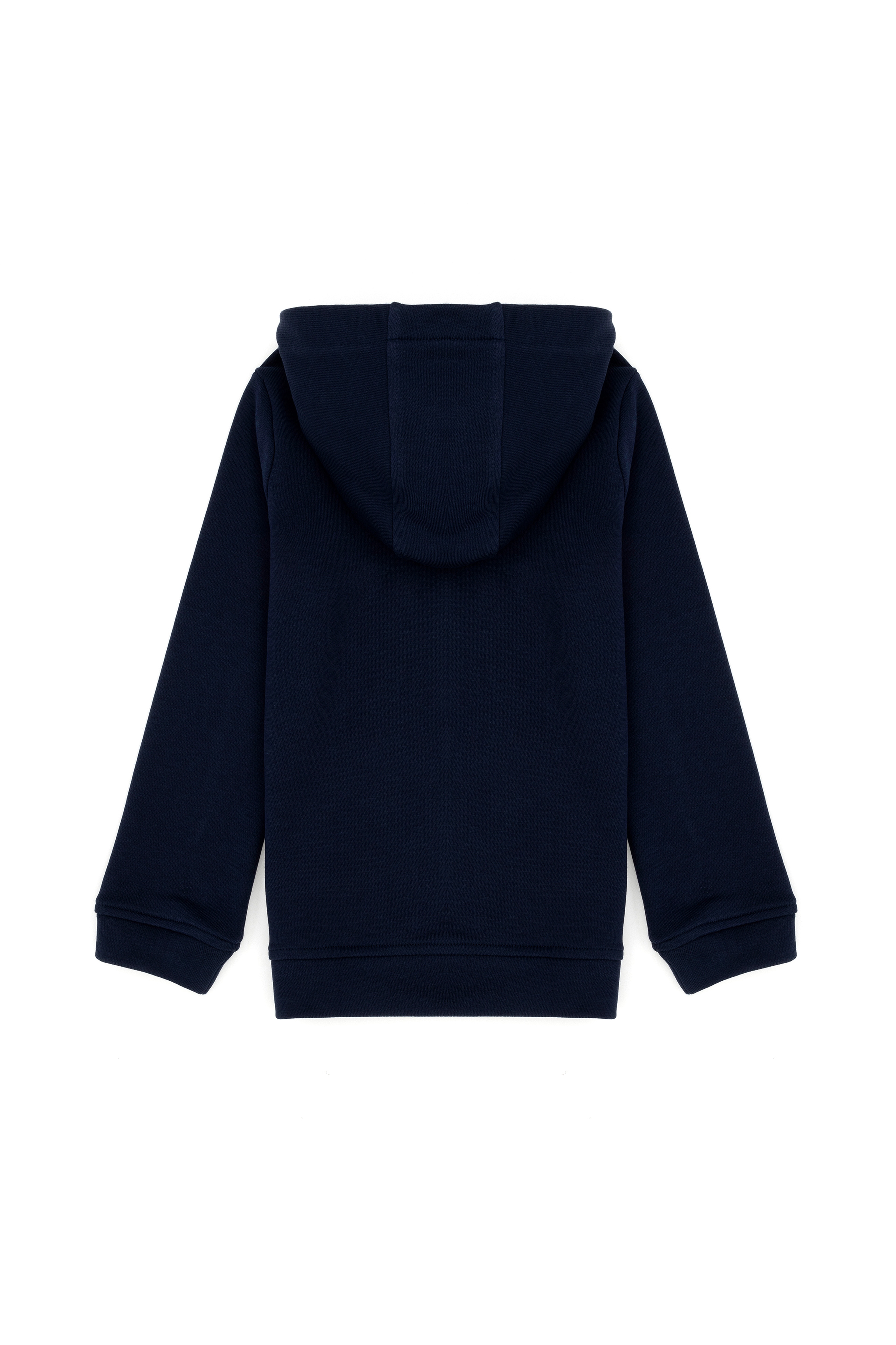 Çocuk Lacivert Fermuarlı Basic Sweatshirt - Image 2