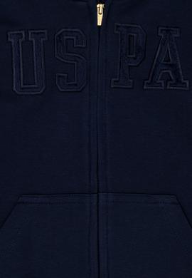 Çocuk Lacivert Fermuarlı Basic Sweatshirt - 50272613006