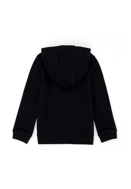 Çocuk Siyah Fermuarlı Basic Sweatshirt - 50272613036