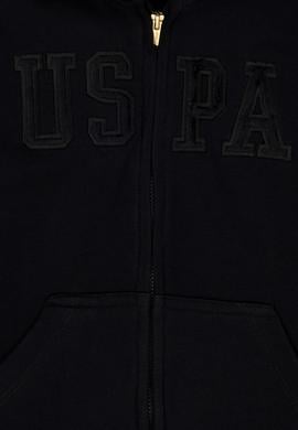 Çocuk Siyah Fermuarlı Basic Sweatshirt - 50272613036