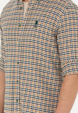 Erkek Yeşil Uzun Kollu Gömlek - 50272695015