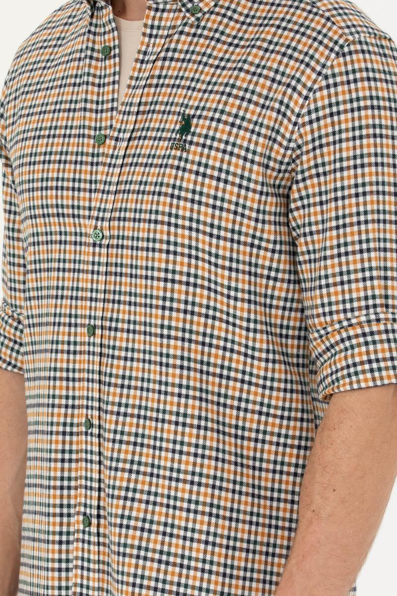 Erkek Yeşil Uzun Kollu Gömlek - 50272695015