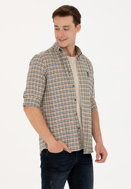 Erkek Yeşil Uzun Kollu Gömlek - 50272695015