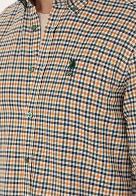 Erkek Yeşil Uzun Kollu Gömlek - 50272695015