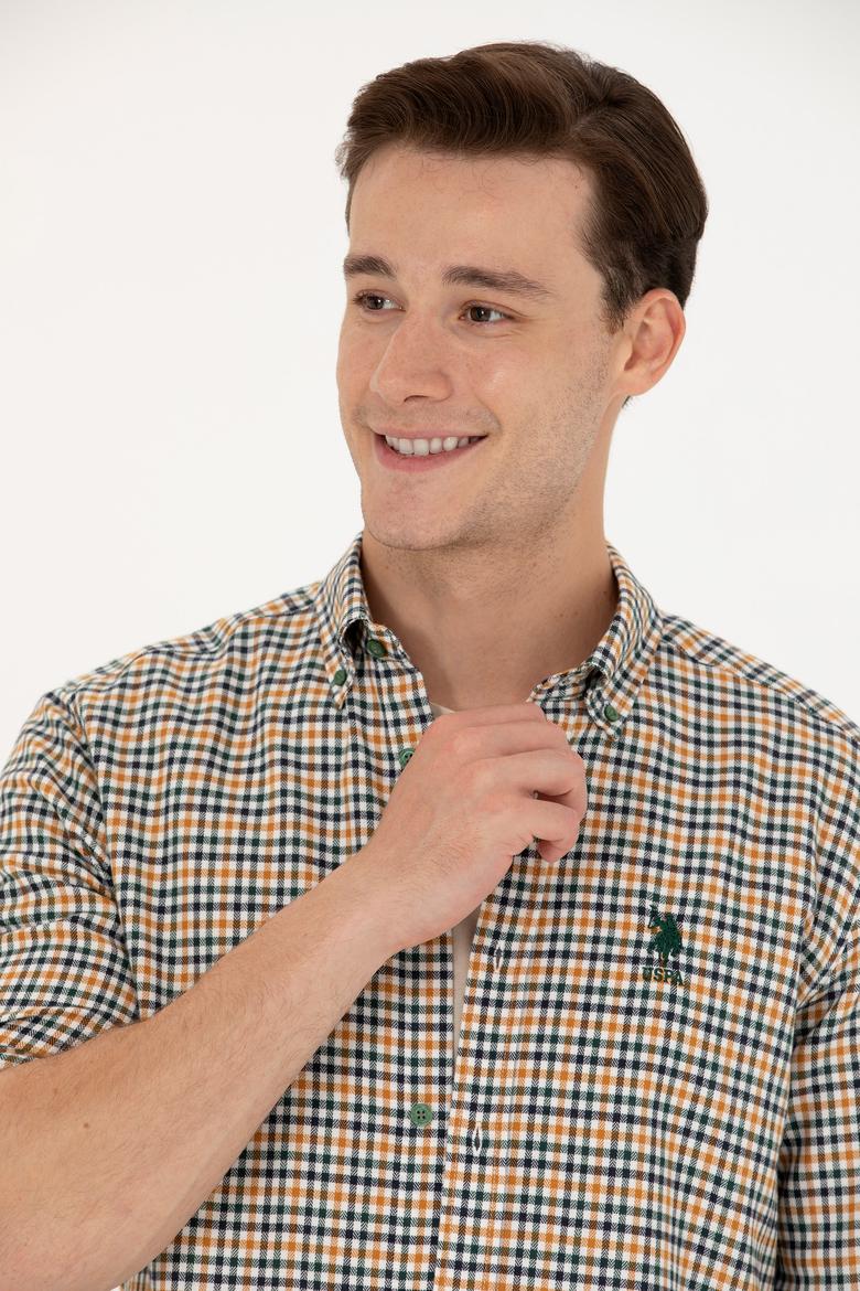 Erkek Yeşil Uzun Kollu Gömlek - 50272695015