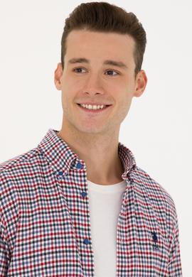 Erkek Saks Uzun Kollu Gömlek - 50272695024