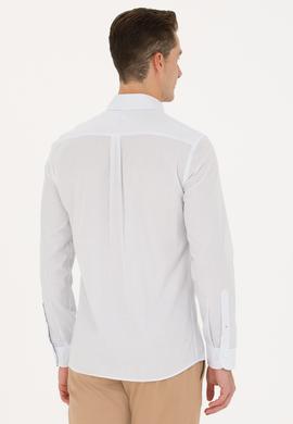 Erkek Saks Uzun Kollu Gömlek - 50272702013