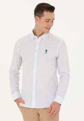 Erkek Saks Uzun Kollu Gömlek - 50272702013