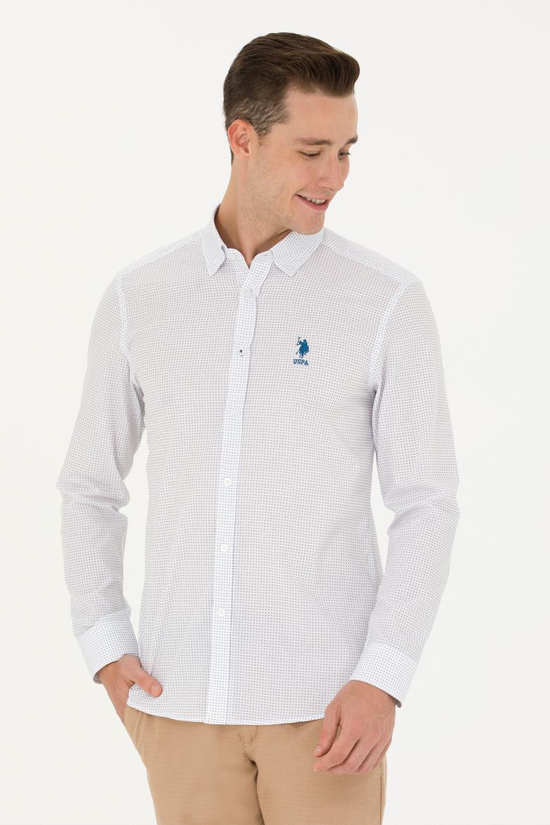 Erkek Saks Uzun Kollu Gömlek - 50272702013