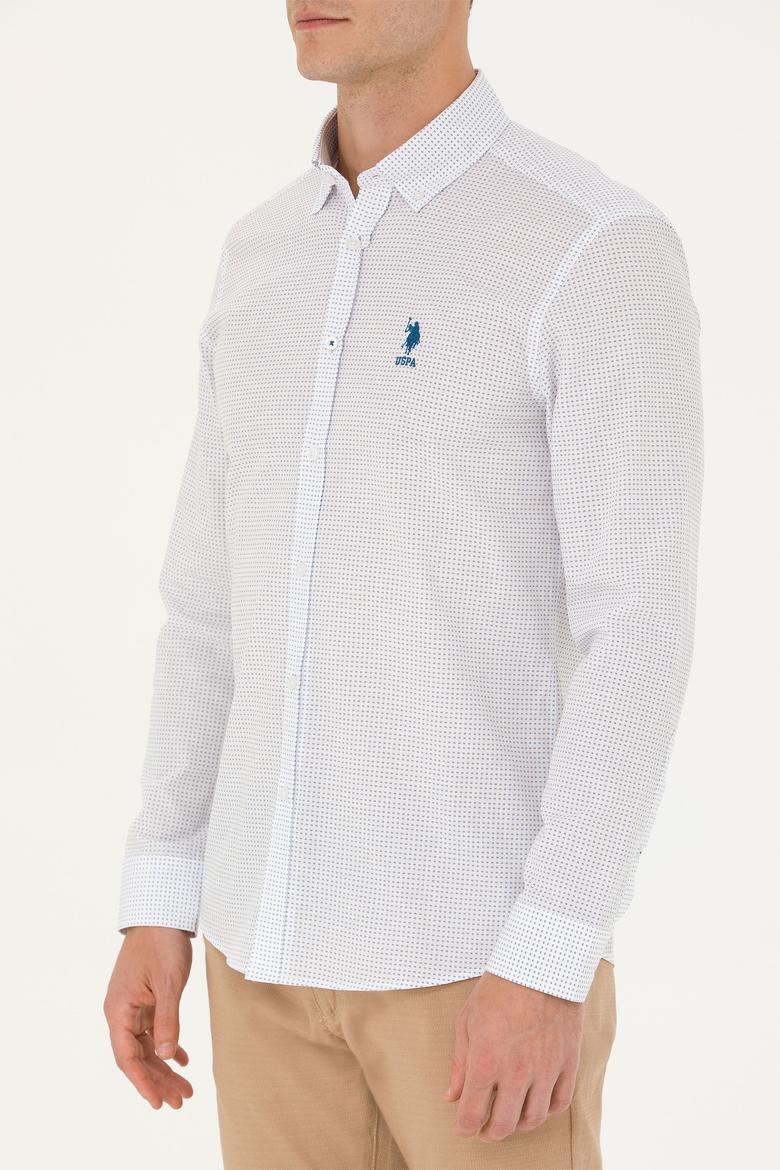 Erkek Saks Uzun Kollu Gömlek - 50272702013