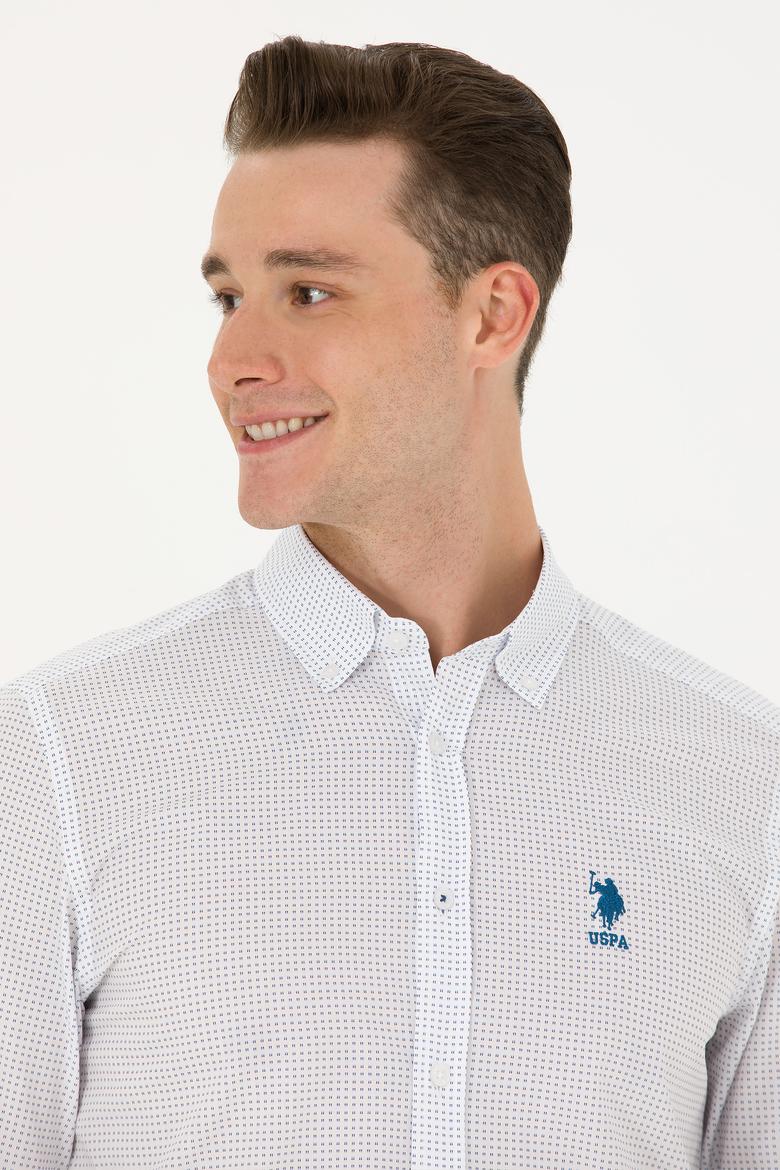 Erkek Saks Uzun Kollu Gömlek - 50272702013