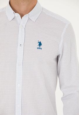 Erkek Saks Uzun Kollu Gömlek - 50272702013