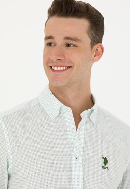 Erkek Yeşil Uzun Kollu Gömlek - 50272702021