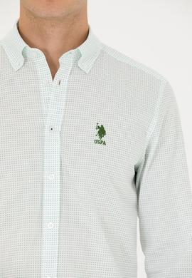 Erkek Yeşil Uzun Kollu Gömlek - 50272702021