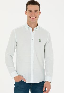 Erkek Yeşil Uzun Kollu Gömlek - 50272702021