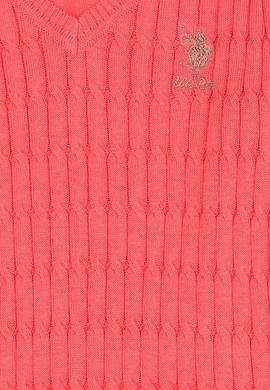 Kız Çocuk Pembe Basic Kazak - 50275632016