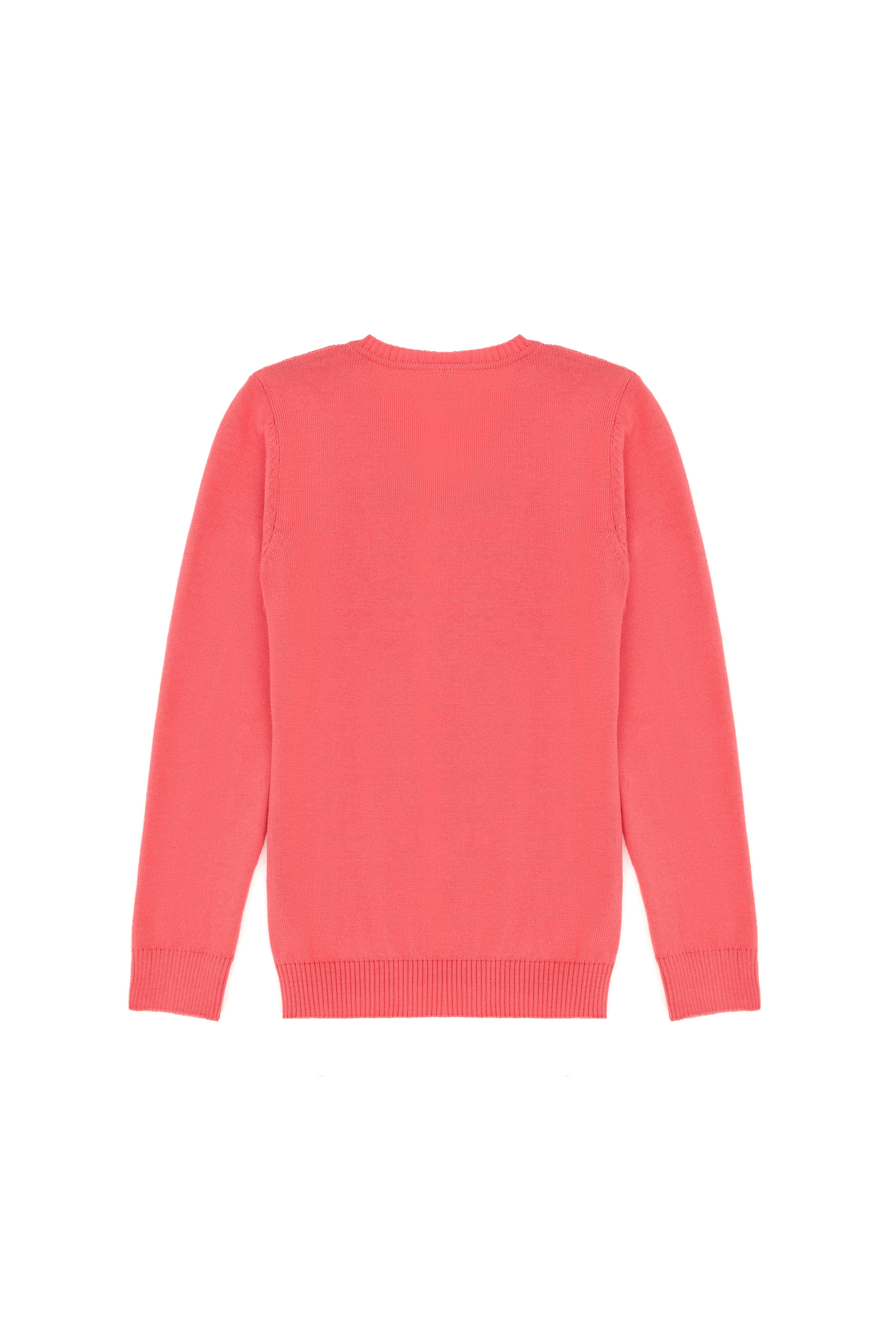 Kız Çocuk Pembe Basic Kazak