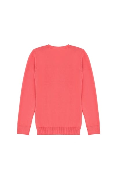 Kız Çocuk Pembe Basic Kazak
