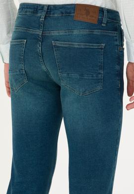 Erkek Yeşil Jean Pantolon - 50276164014