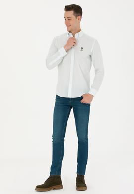 Erkek Yeşil Jean Pantolon - 50276164014